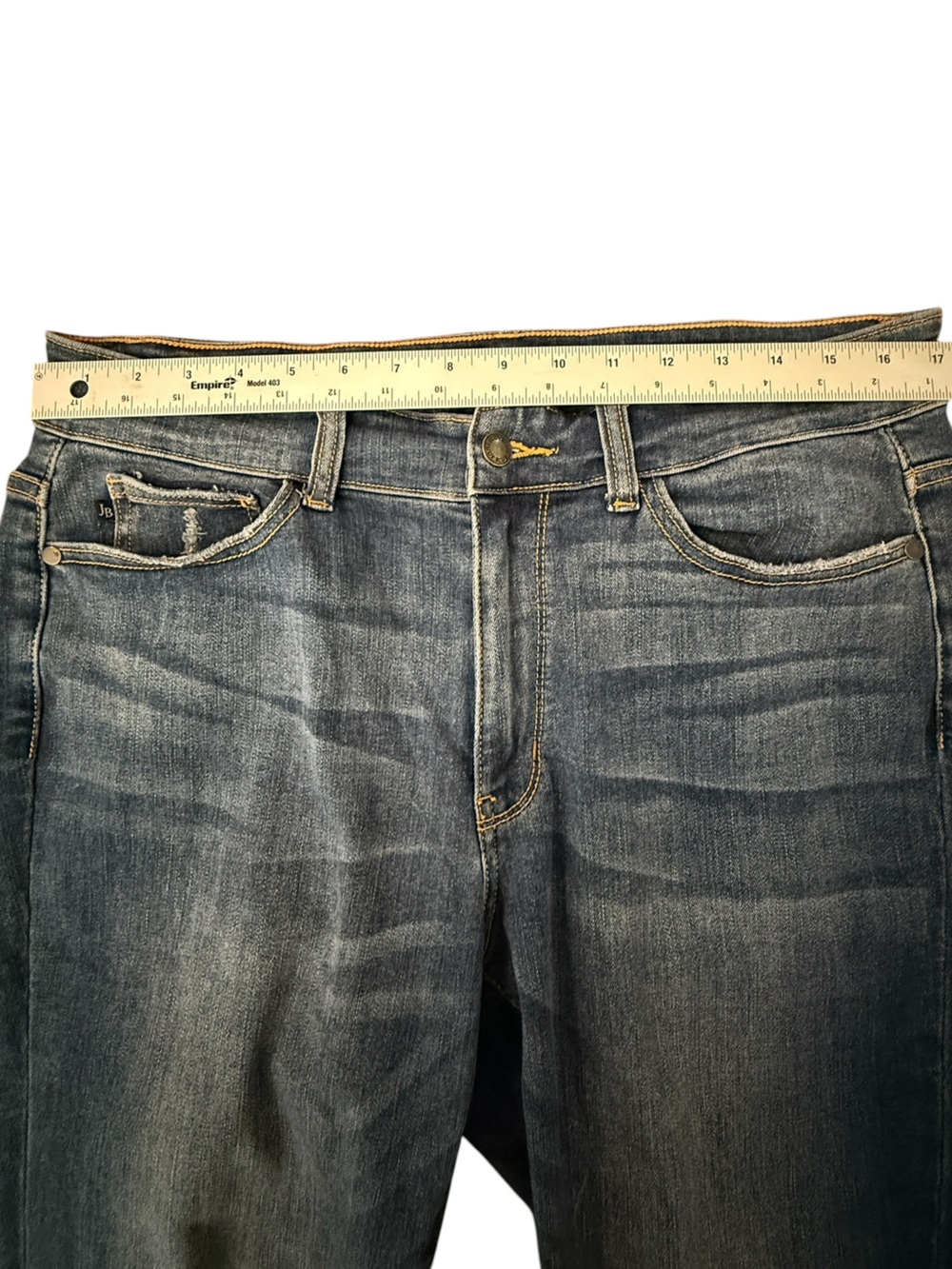 Judy Blue Skinny Fit Capri Jeans Women’s 16W Distressed Raw Hem Style JB82250 - Picture 9 of 12